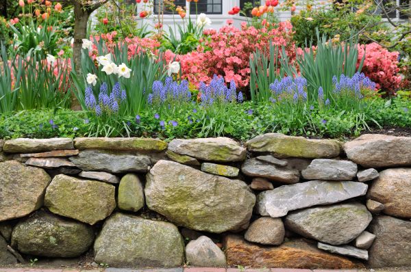 Stone Wall Hardscaping in West Chester