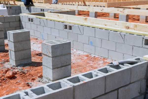 Cement Block Installation in West Chester